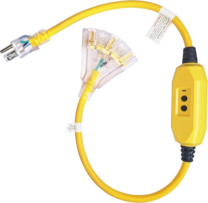 3 FT Lighted GFCI Extension Cord by HONDERSON
