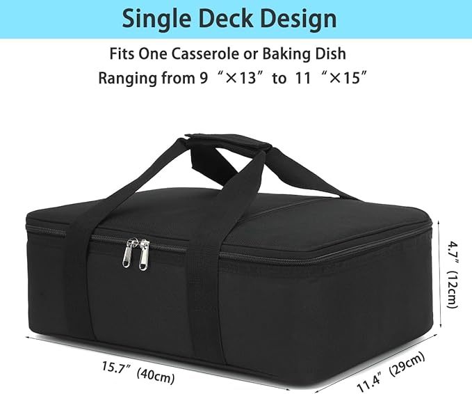 Insulated Casserole Carrier Bag - Image 3