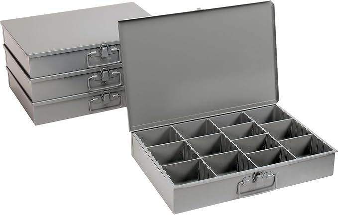 Global Industrial Durham Steel Compartment Box Rack - Image 8