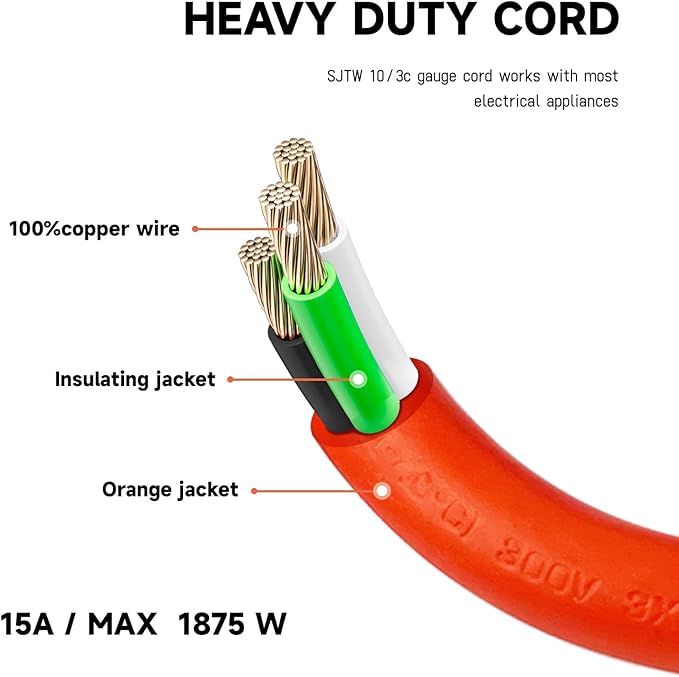 EP 50 Ft Lighted Outdoor Extension Cord - Image 6