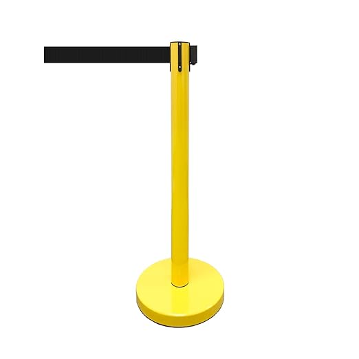 VIP Crowd Control Retractable Belt Stanchion Queue Safety Barrier Set - Image 4
