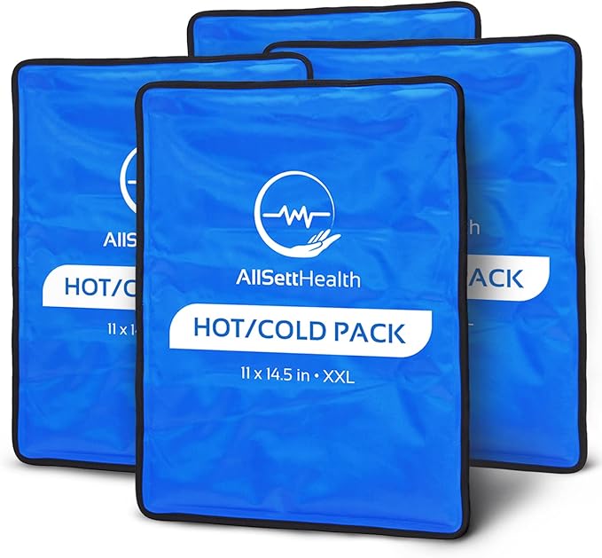 4 Pack XXL Reusable Hot and Cold Gel Ice Packs - Image 8