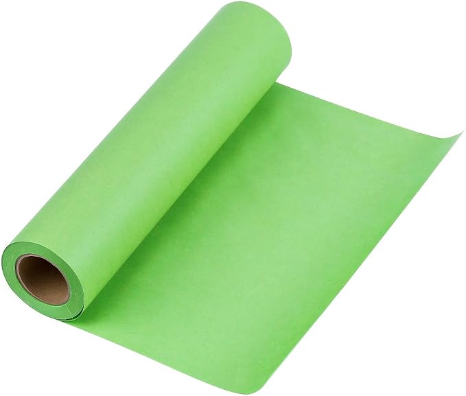 RUSPEPA Light Green Kraft Paper Roll by RUSPEPA