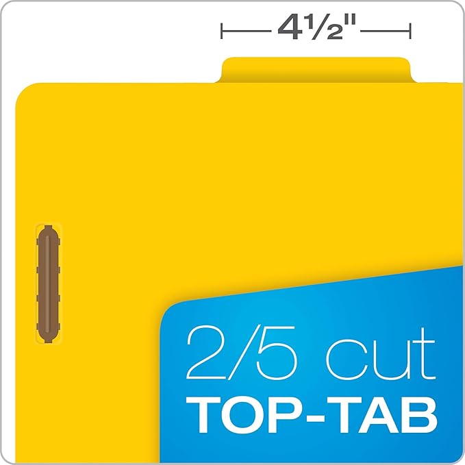 Pendaflex Classification Folders, 2 Dividers, Letter Size - Image 5