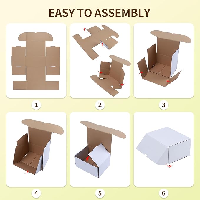 WIFTREY 40 Pack 6x4x3 Small Shipping Boxes - Image 5