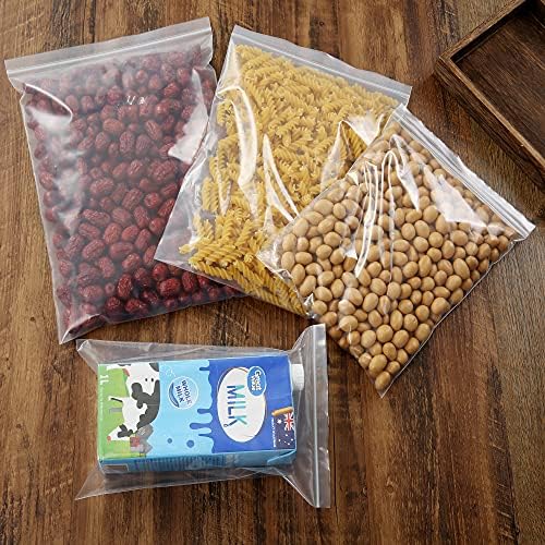 100Pcs 11"x15" Thick 3Mil Large Clear Reclosable Zip Seal Lock Plastic Bags - Image 4