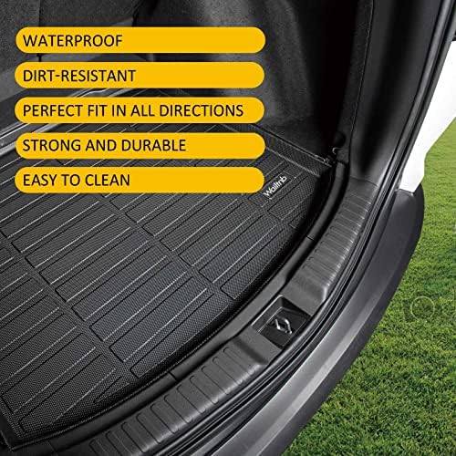 Wailtnb-All Weather Cargo Liner for Cadillac XT5 2017-2025 2026 Custom Fit Car Trunk Mat Waterproof Easy to Clean Cargo Mat Accessories Black - Image 3