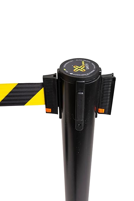 Xpress Safety Stanchion– 11’ Premium Polyester Belt, Universal 4-Way Connection - Image 3