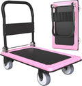 WUD Push Cart, Folding Mobile Platform Trolley, Thickened and Reinforced by WUD