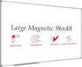 JILoffice Large Magnetic White Board, Dry Erase Board 96 x 48 Inch by JILoffice