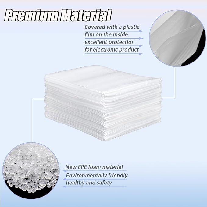 100PCS Cushioning Foam Pouche, 6x8Inch Packing Pouche Packing Supplies - Image 4