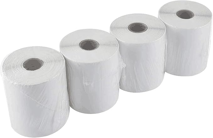 L Liked 1000 PCS 4"x 6" Direct Thermal Labels Strong Adhesive White Perforated by LLIKED