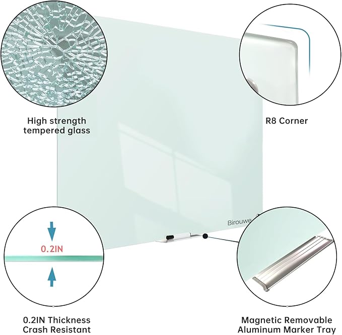 Glass Whiteboard 36 * 60Inches - Image 2