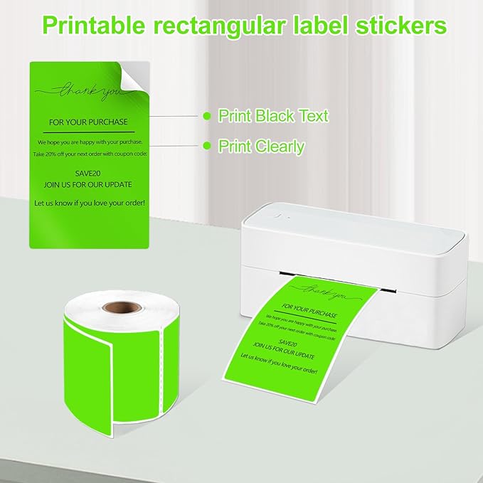3 X 5 Inch Rectangle Sticker Moving Labels - Image 2