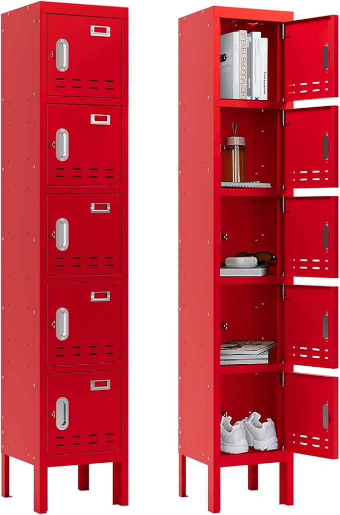 Metal Lockers - 66" Height Steel Lockers by BUTISOW