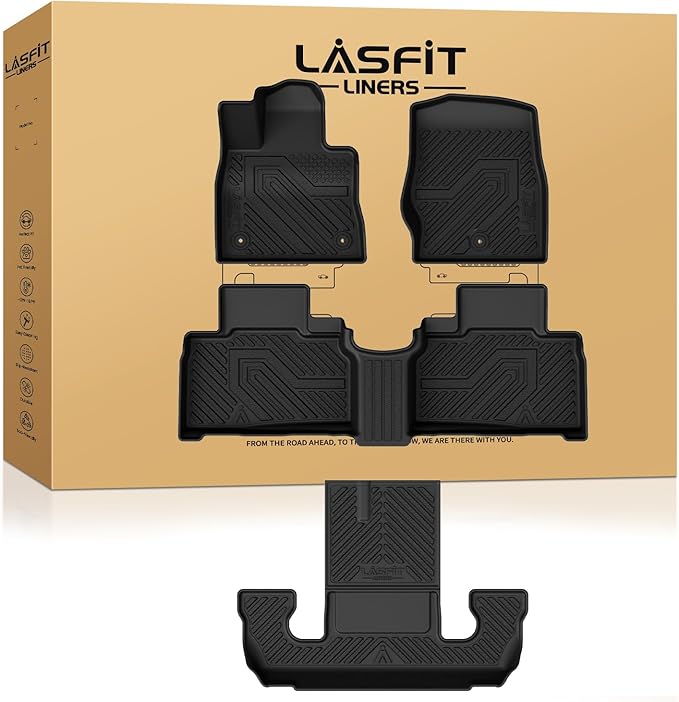 LASFIT Floor Mats for 2026 2025 2024 2023 2022 Ford Explorer 6 Seats, Custom by LASFIT