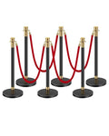 VEVOR Stanchions and Velvet Ropes, Stainless Steel Stanchion Post Queue by VEVOR