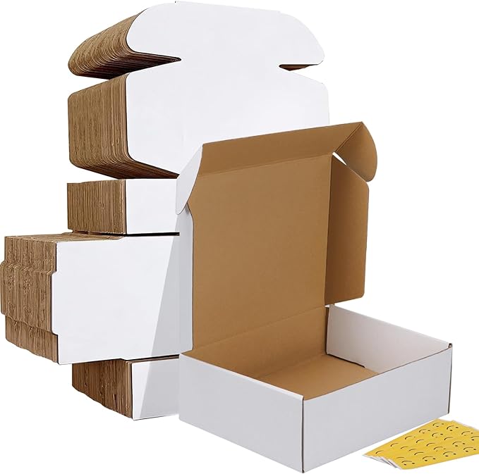 HORLIMER 12x9x4 inches Shipping Boxes Set of 50 by HORLIMER