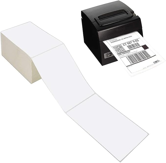9527 Product Fanfold 4 x 6 Direct Thermal Labels White Perforated Shipping - Image 6