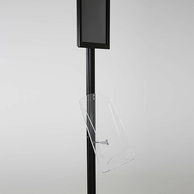M&T Displays Free Standing Aluminum Display Stand Single Sided Document - Image 7