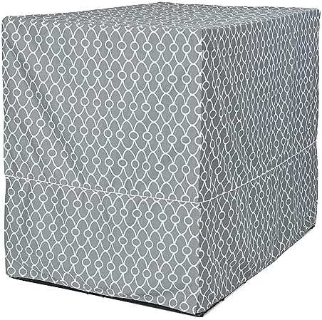 MidWest Homes for Pets Dog Crate Cover, Privacy Dog Crate Cover Fits Midwest Dog Crates, Crate Cover Only; Machine Wash & Dry; Gray Geo Print; 54 inch - Image 2
