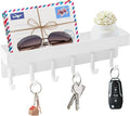VIS'V Magnetic Key Holder Wall Mount, Compact Metal Key Rack by VISV