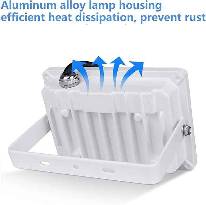 UFOND 3000 Lumen LED Flood Lights, Outdoor Waterproof Security Lights, 30W - Image 4