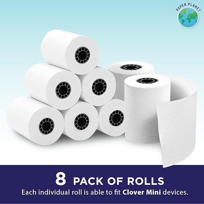 Thermal Paper for Clover Mini by Paper Planet | C200, C305 | 8 Rolls - Image 2