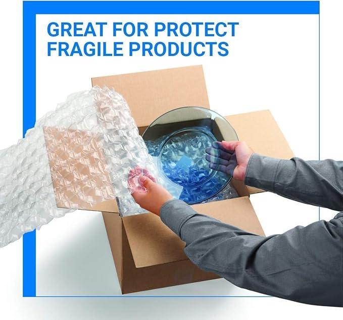 Bubble Cushioning Wrap Pacific Mailer 5/16 Inch x 17 Inch x 72Feet Total Bubble - Image 3