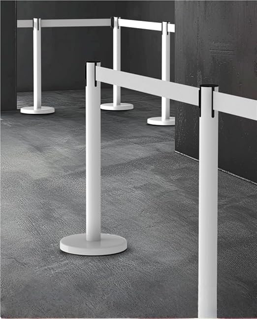 VIP Crowd Control Retractable Belt Stanchion Queue Safe Barrier, 35in Crowd - Image 6