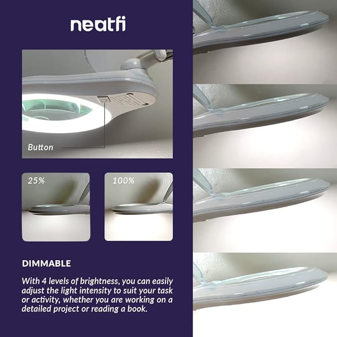 Neatfi 1, 200 Lumens Super LED Magnifying Lamp - Image 5