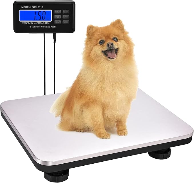 Shipping Scale 660lbs LCD Digital Postal Scale, Stainless Heavy Duty Postage - Image 9