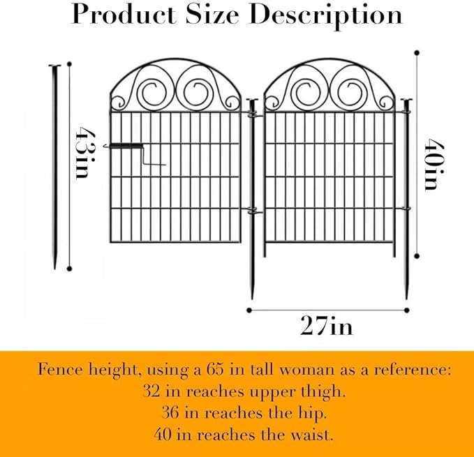 Tall Garden Animal Barrier Fence - Image 2