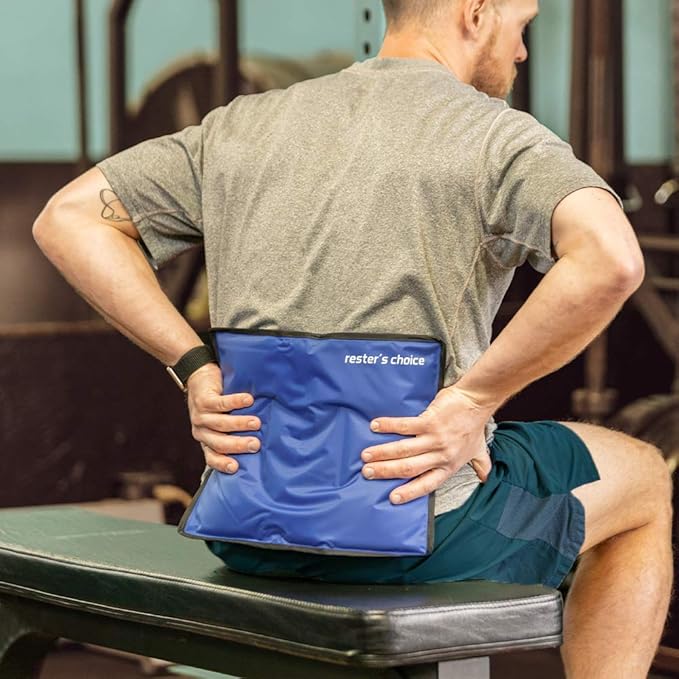 2 Pack Large Ice Packs for Injuries | 11" x 14.5" | Hot & Cold Pack | Reusable - Image 2
