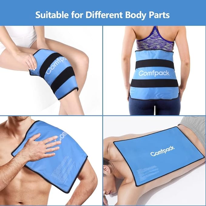 XL Ice Pack for Injuries Reusable, Flexible Hot Cold Pack 21.7 x 13 - Image 5
