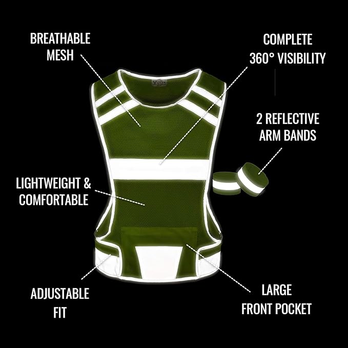 Mesh Reflective Vest with Inside Pocket - Image 4