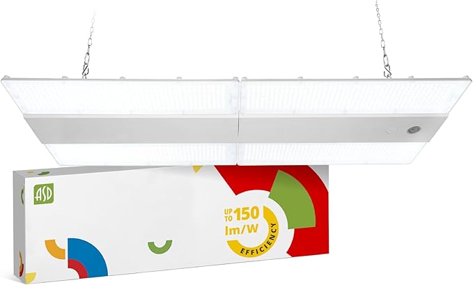 ASD LED Linear High Bay Light Fixture, Commercial Shop Lighting | Dimmable by ASDLightingCorporation