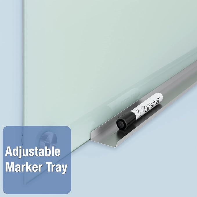 Quartet Whiteboard, Glass Dry Erase Board, Non-Magnetic, Infinity Frameless - Image 3