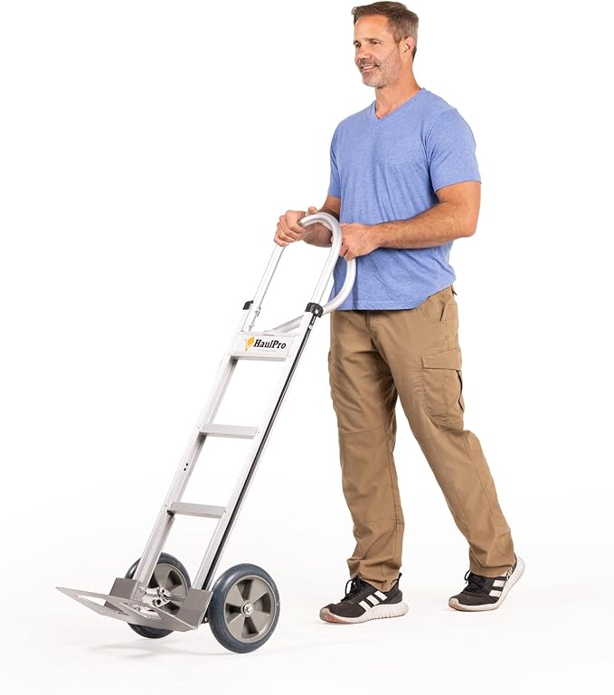 Heavy Duty Hand Truck with Vertical Loop Handle - Image 7