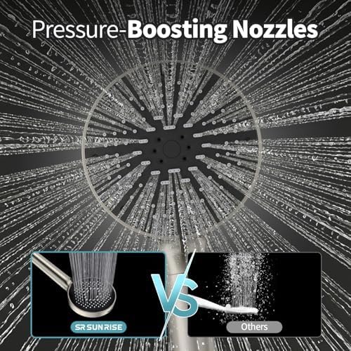 SR SUN RISE High Pressure Filtered Handheld Shower Head 9 Spray（1 filter） - Image 3