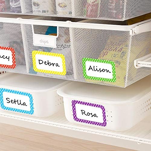 L Liked 250 Colors Star Name Tag Labels 3.5"x2.25" for School Office Home - Image 5