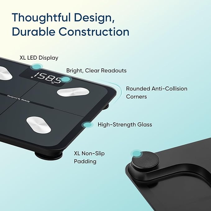 Etekcity Smart Scale for Body Weight, FSA&HSA Eligible, Bathroom Digital - Image 9