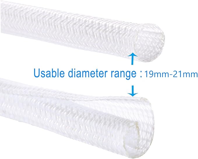 3/4"-25ft Braided Cable Sleeve Protector - Image 5