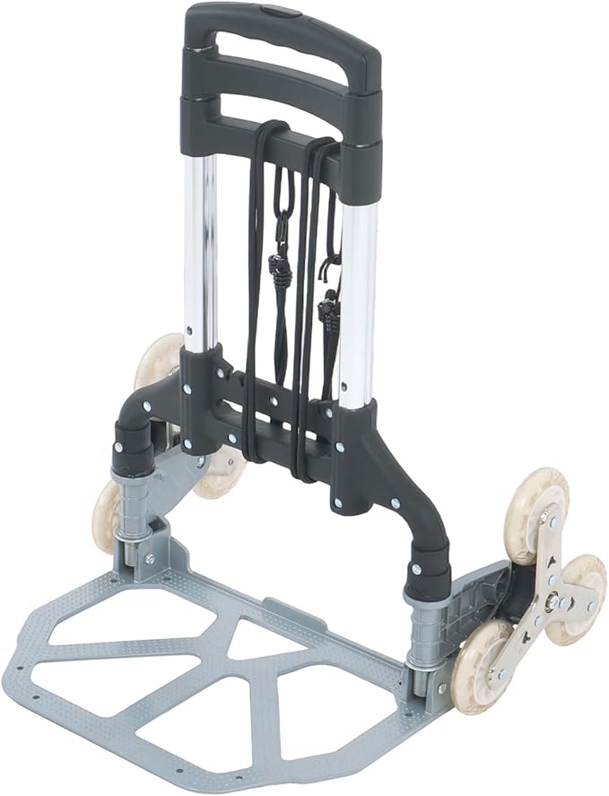 findmall Climbing Trolley Stair Climbing Cart 180 Lbs Aluminum Alloy Folding - Image 7