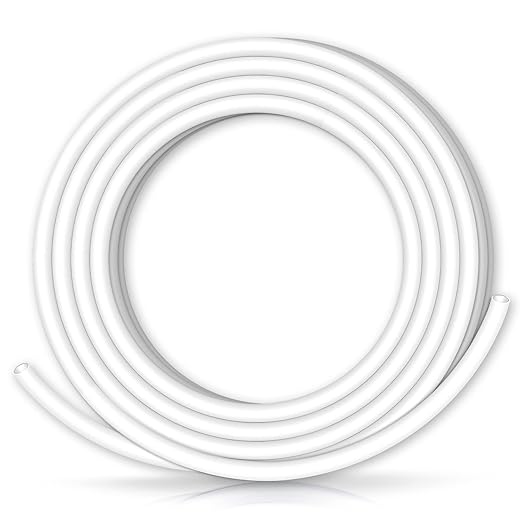 XHF 3/8 Inch 3:1 Waterproof White Heat Shrink Tubing 20 Ft Marine Grade Wire by XHF