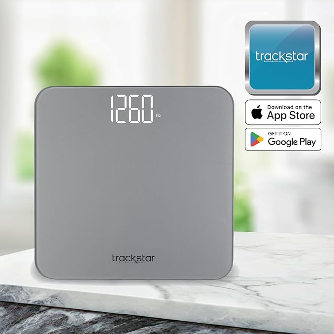 Trackstar Smart Digital Weight Scale | 440 lb Weight Capacity | Trackstar - Image 2