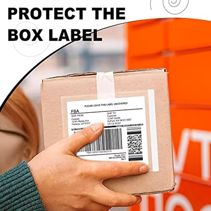 1000 PCS 7"x 10" Clear Packing List Envelopes Packing Slip Pouches - Image 5