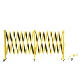 Trafford Industrial Expandable Metal Barricade, 16 Feet, Mobile Safety Barrier by Crowd+Control+Warehouse
