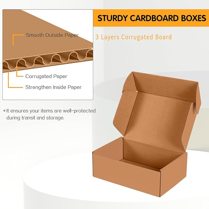 9x6x3 inch Small Shipping Boxes Set of 25 - Image 2