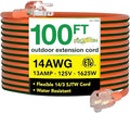 Go Green Power Inc. 14/3 100ft Lighted Outdoor Extension Cord by PowerByGoGreen
